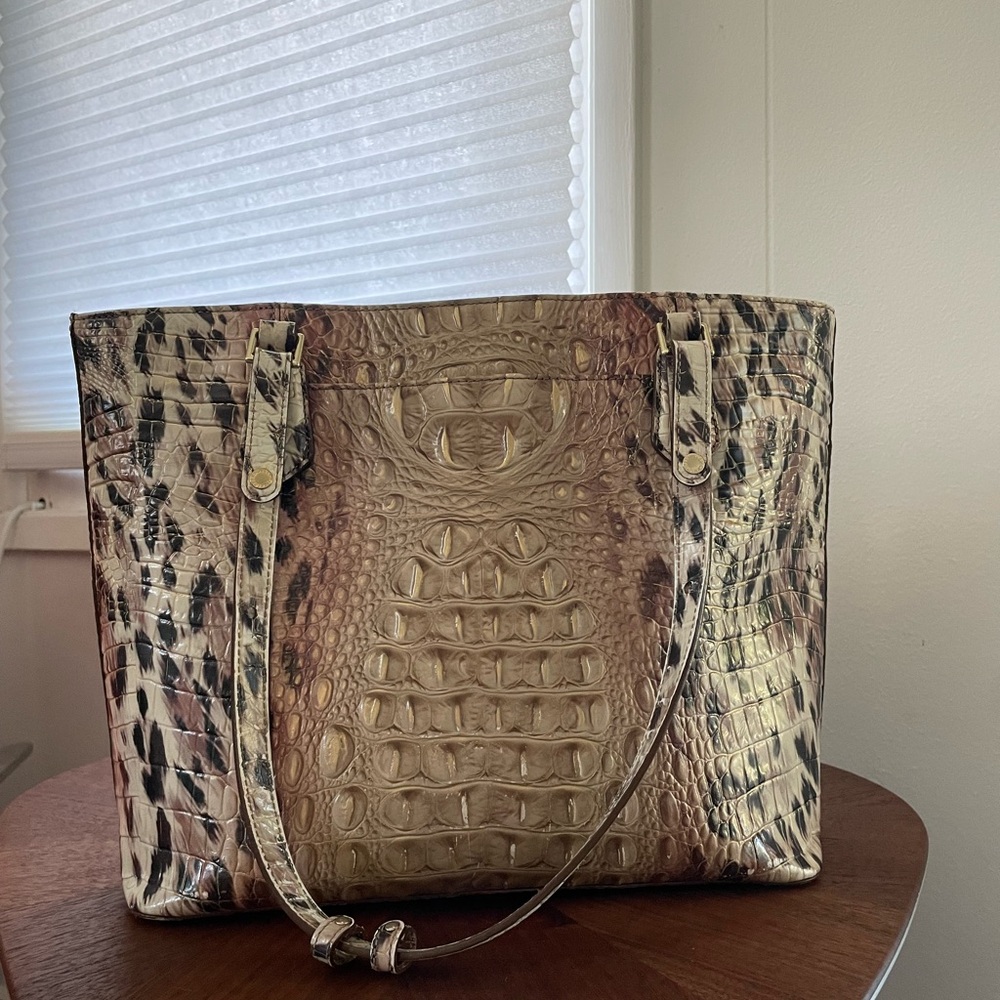 Brahmin (2020) Leopard Print Asher Tote